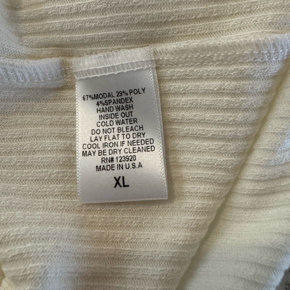 NWT LAmade Serene Padded Muscle Tee in Autumn Rib Size XL - Picture 6 of 12